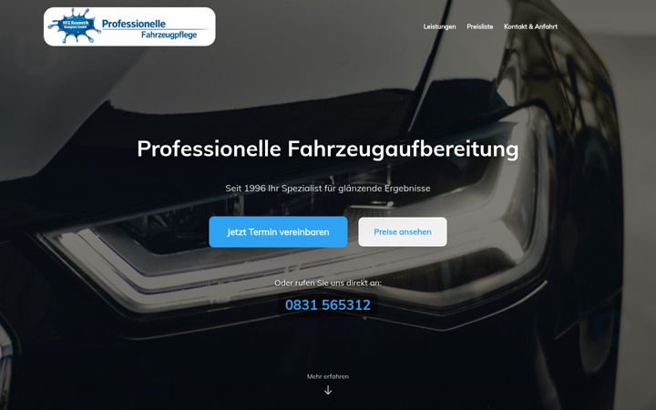 Screenshot of cob-kfz-kosmetik.de