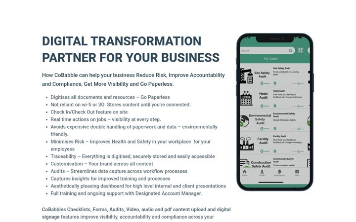 Screenshot of cobabble.ae