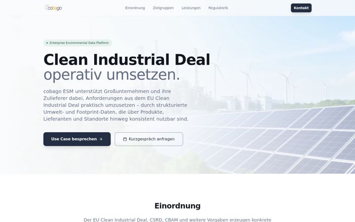 Screenshot of cobago.de