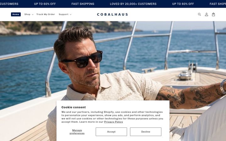 Screenshot of cobalhaus.com