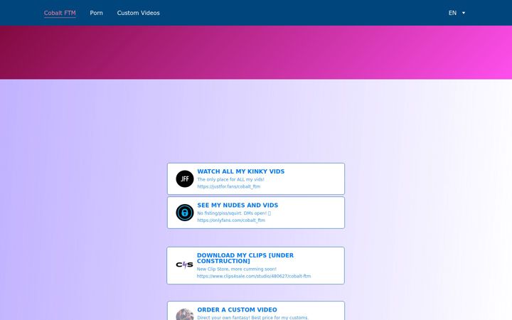 Screenshot of cobalt-ftm.com