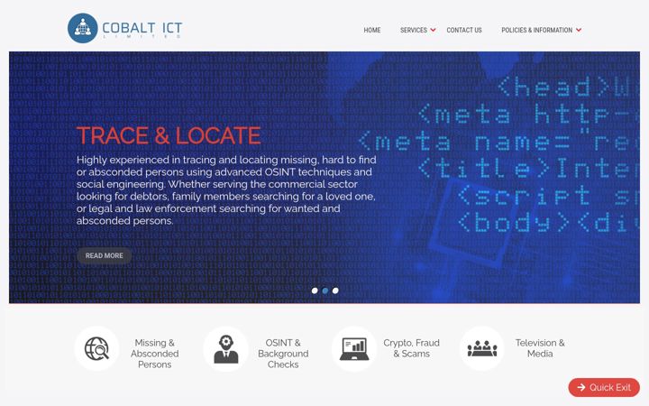 Screenshot of cobalt-ict.com