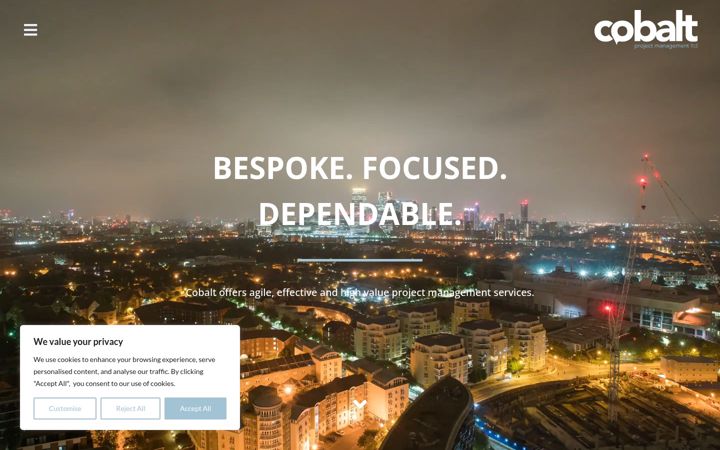 Screenshot of cobaltpm.co.uk