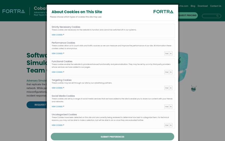 Screenshot of cobaltstrike.com