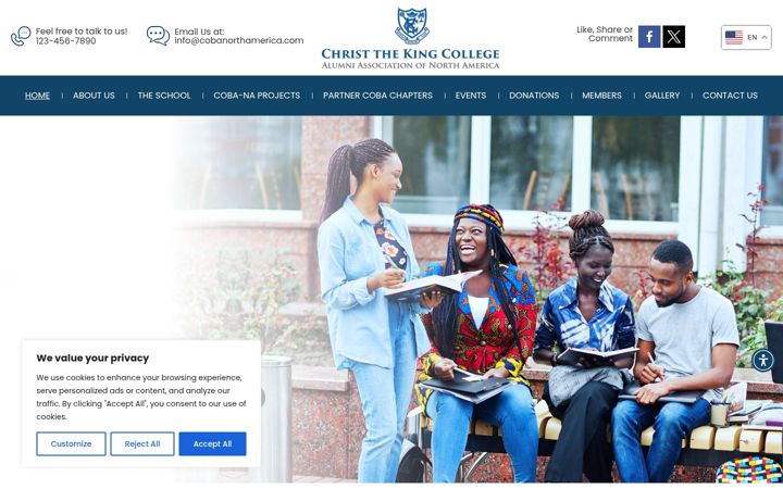 Screenshot of cobanorthamerica.com