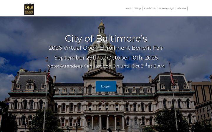Screenshot of cobbenefitfair.com