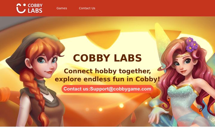 Screenshot of cobbygame.com