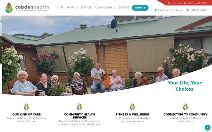 Screenshot of cobdenhealth.org.au