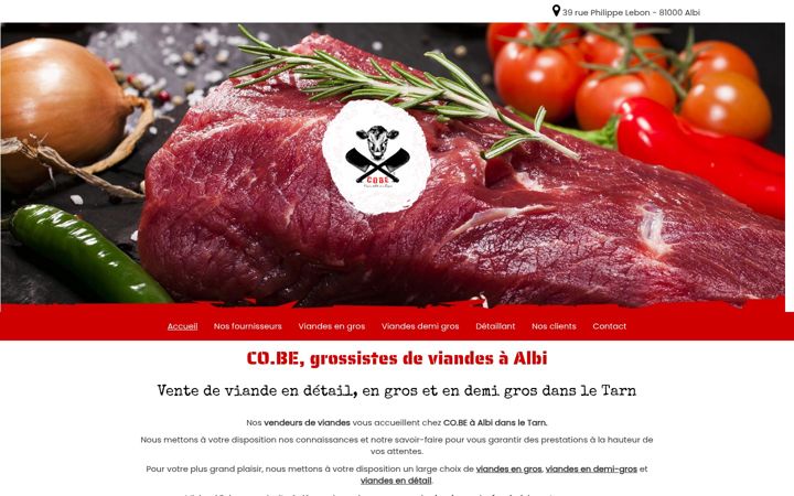 Screenshot of cobe81.fr