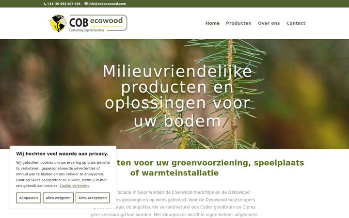Screenshot of cobecowood.com