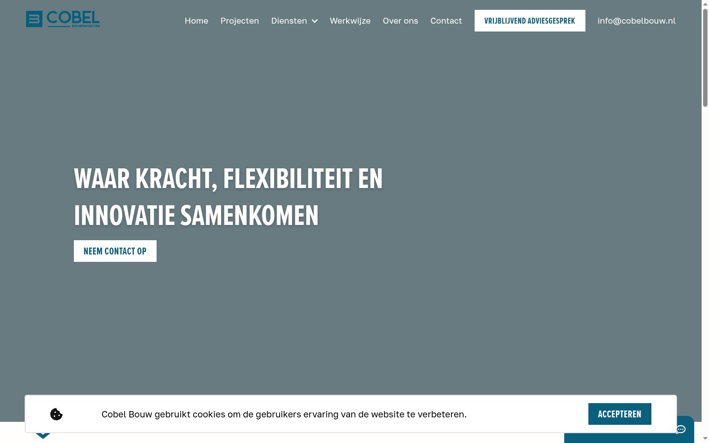 Screenshot des Einwilligungsbanners vor jeglicher Interaktion