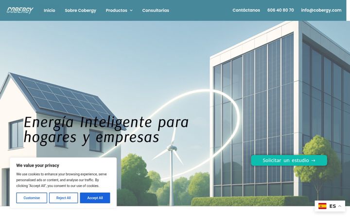 Screenshot of cobergy.com
