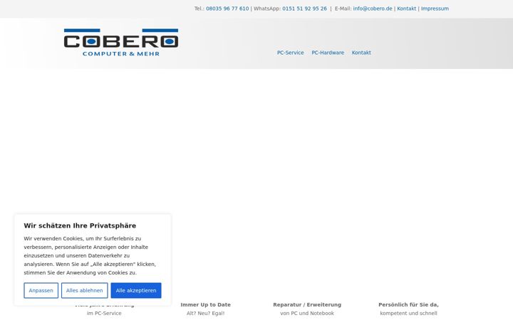 Screenshot of cobero.de