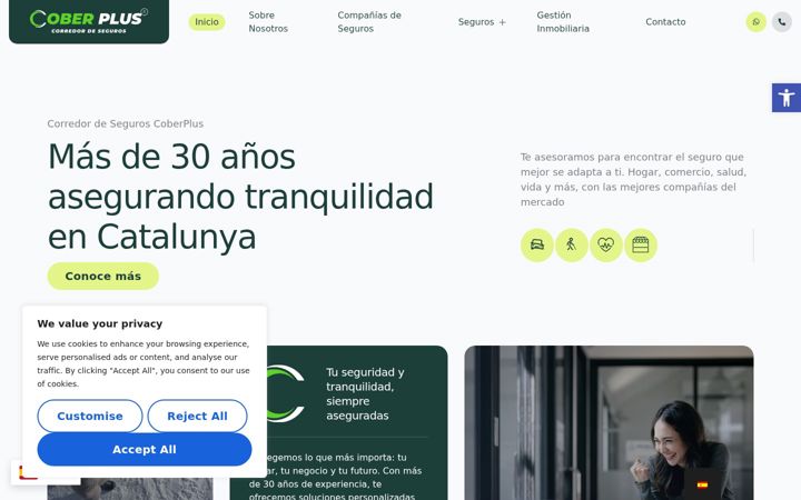 Screenshot of coberplus.es