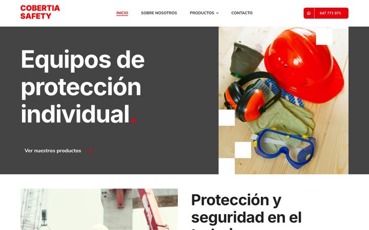 Screenshot of cobertiasafety.com