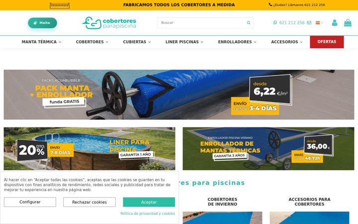 Screenshot of cobertoresparapiscina.com