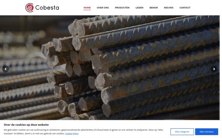 Screenshot of cobesta.be