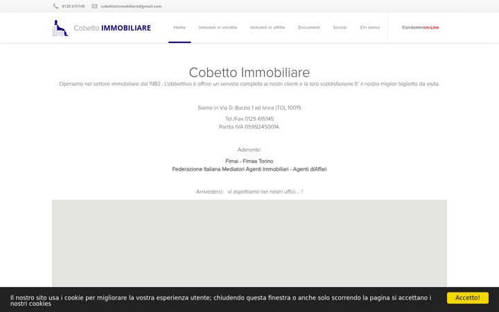 Screenshot ta' cobettoimmobiliare.it