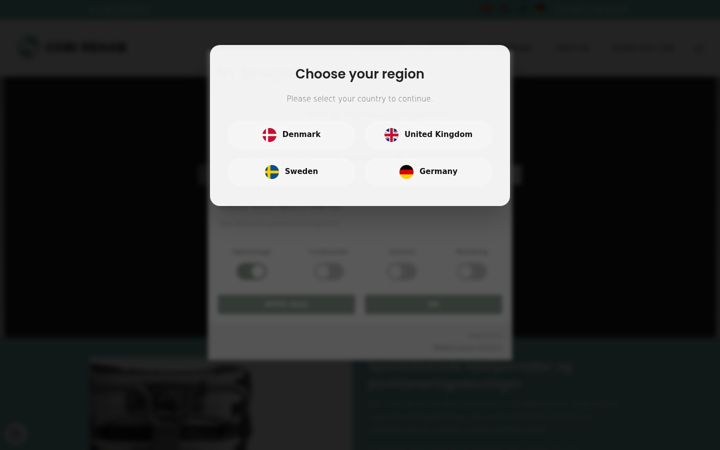 Screenshot of cobirehab.com