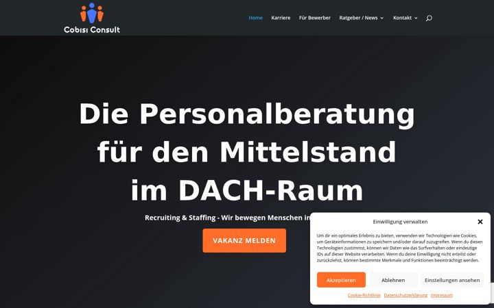 Screenshot of cobisiconsult.de