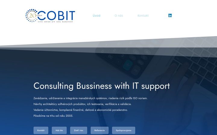 Screenshot of cobit-sk.eu
