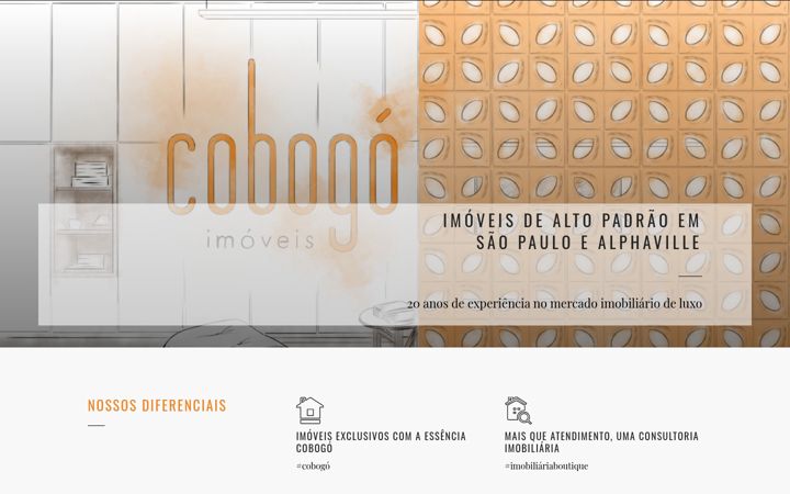 Posnetek zaslona cobogoimoveis.com.br