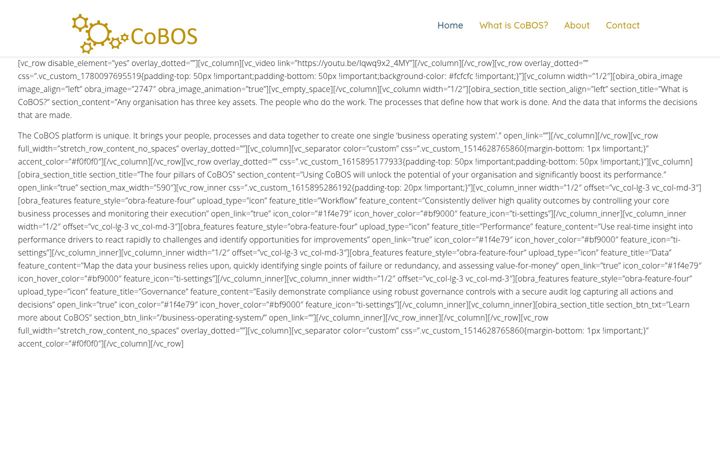 Screenshot of cobos-technology.com