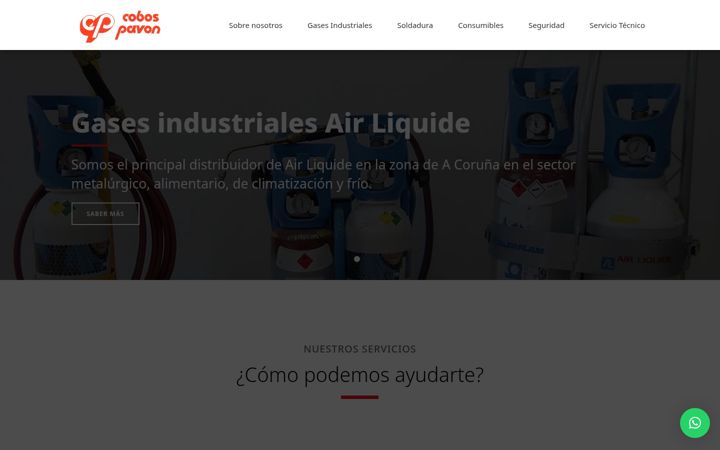 Screenshot of cobospavon.es