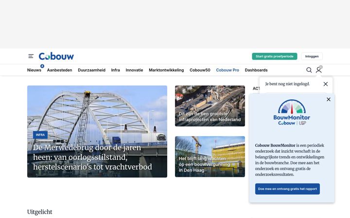 Screenshot of cobouw.nl