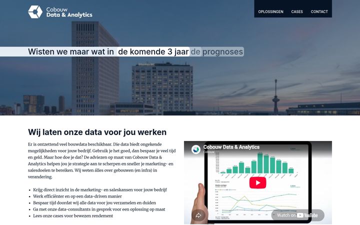 Screenshot of cobouwdata.nl