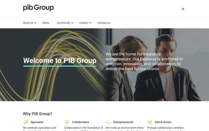 Screenshot of cobraholdings.co.uk
