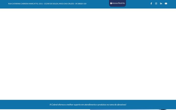 Posnetek zaslona cobral.com.br