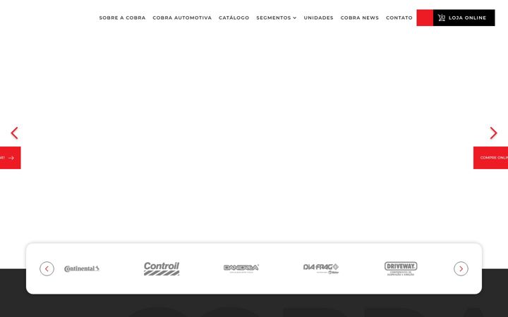 Screenshot of cobrarolamentos.com.br