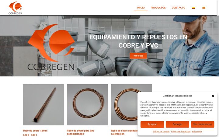 Screenshot of cobregen.com