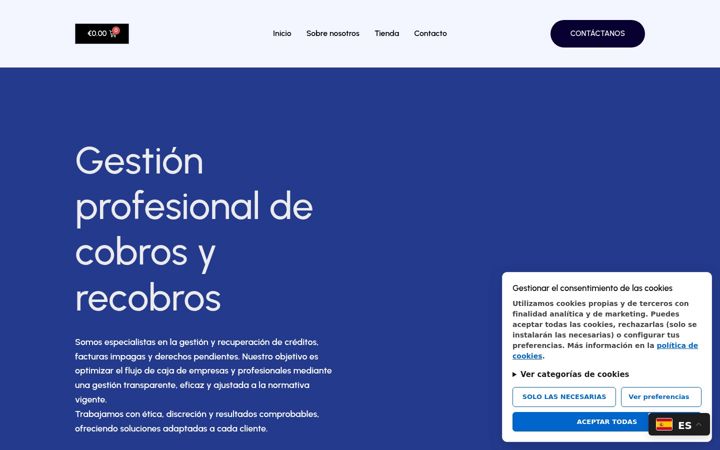 Screenshot of cobrospachon.com