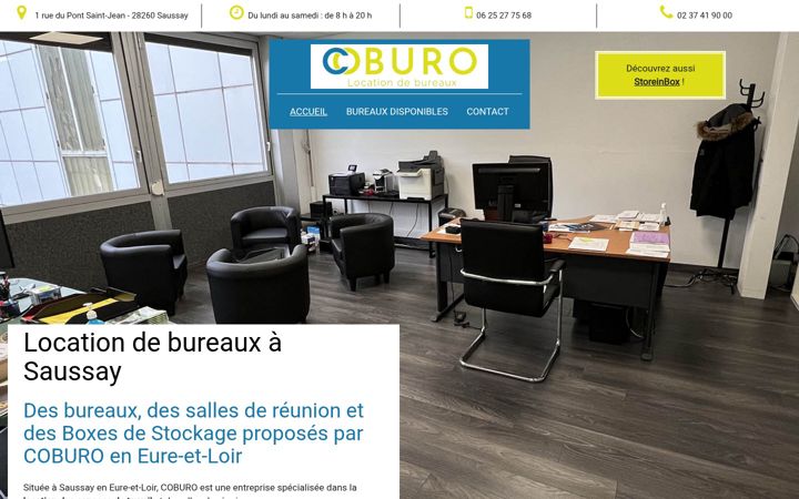 Screenshot of coburo.fr