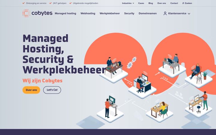 Skjermbilde av cobytes.io