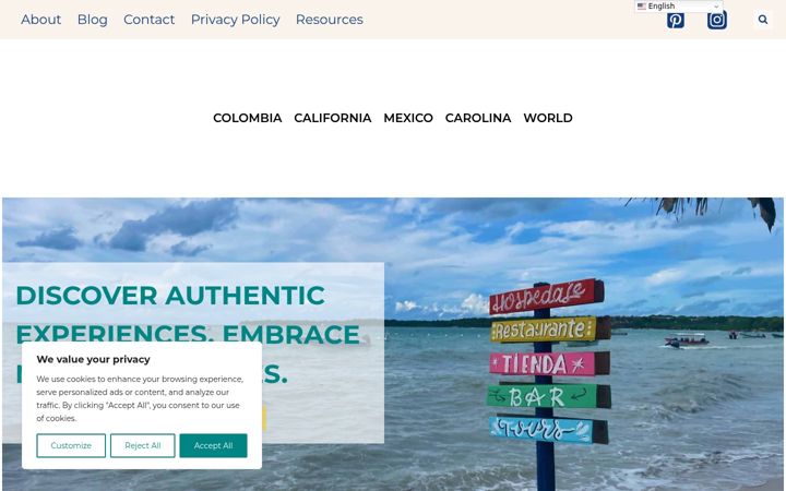 Screenshot of cocameca.com