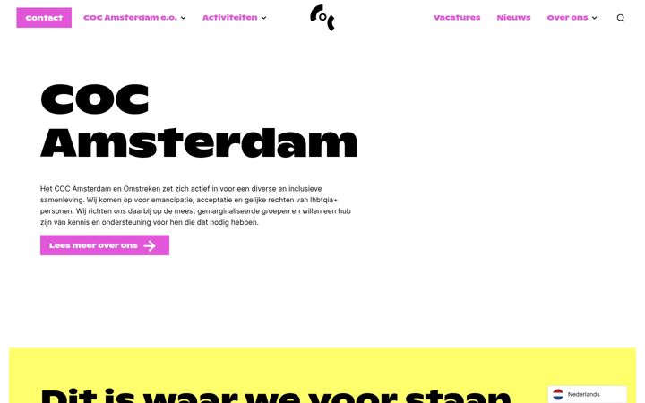 Screenshot of cocamsterdam.nl