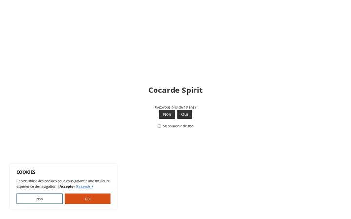 Screenshot of cocarde-spirit.fr