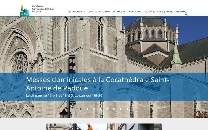 Screenshot of cocathedrale.ca