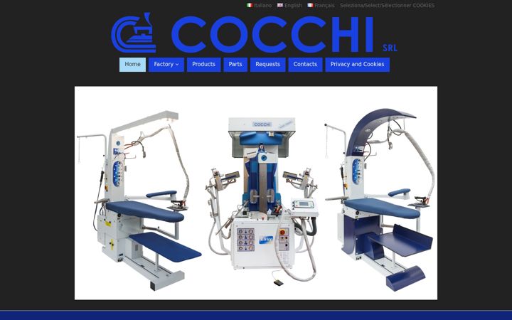 Screenshot ta' cocchi.net