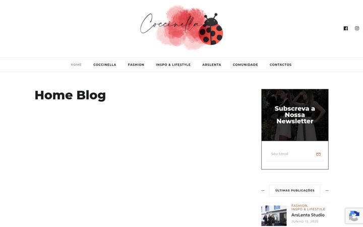 Screenshot of coccinella.pt