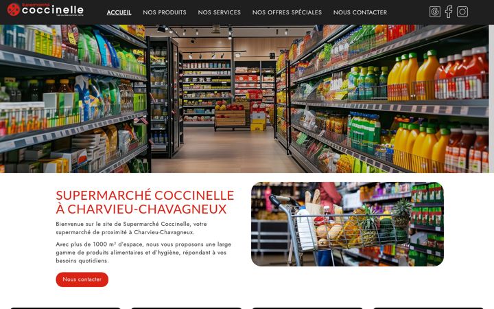 Screenshot of coccinelle-charvieu.fr