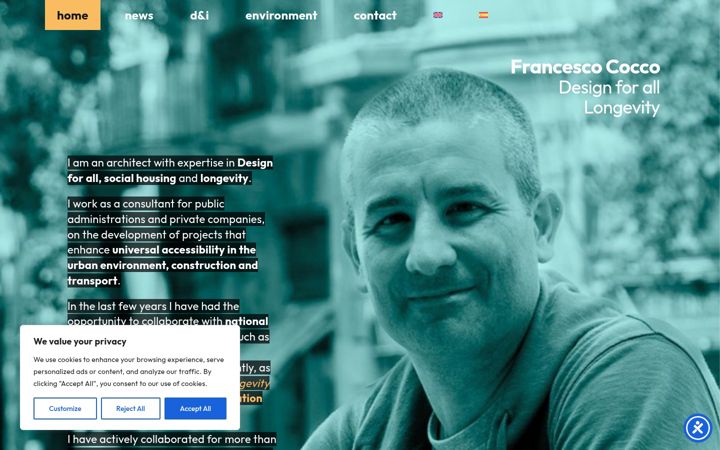 Screenshot of coccofrancesco.com