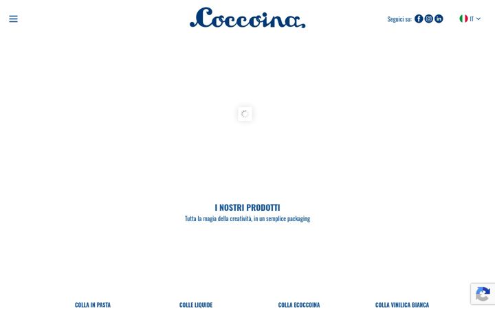 Skärmbild av coccoina.it
