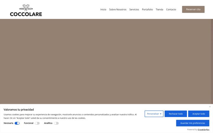 Screenshot of coccolarebelleza.es