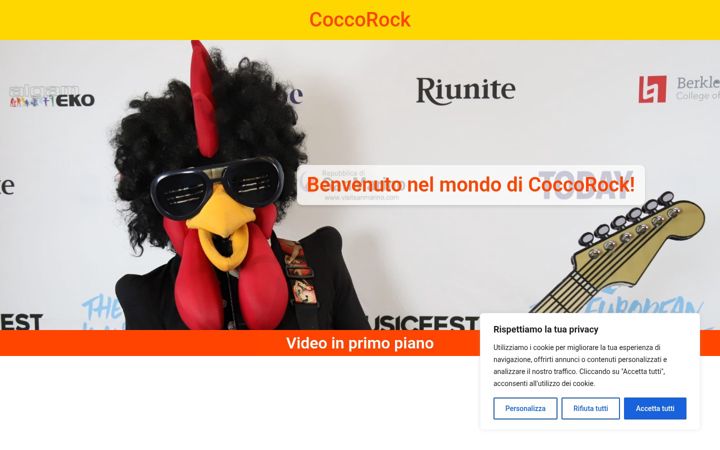 Screenshot ta' coccorock.it