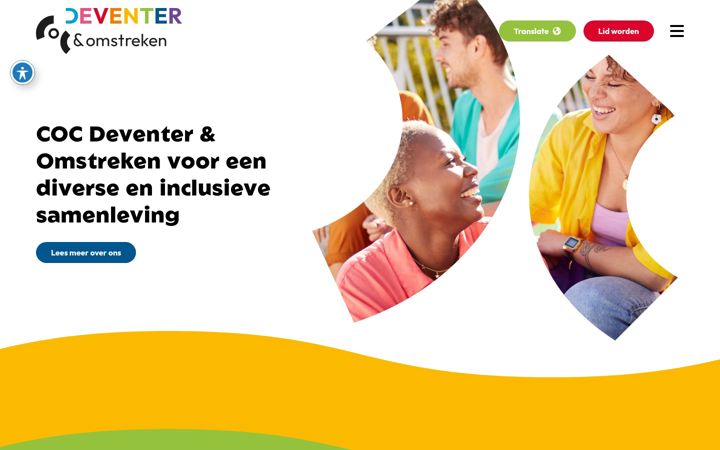Screenshot of cocdeventer.nl