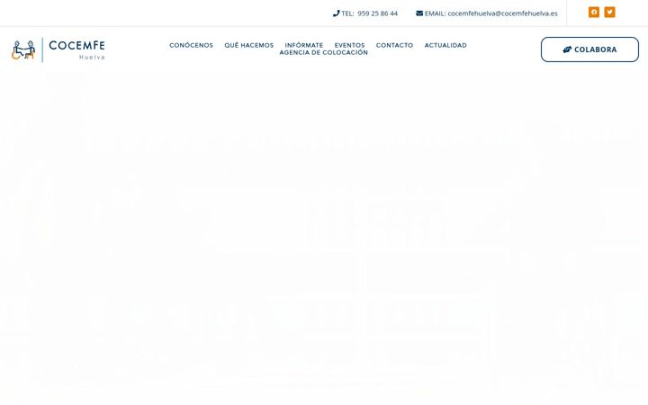 Screenshot of cocemfehuelva.org